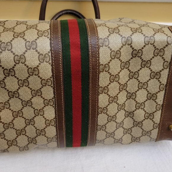 Gucci Tan Supreme Coated Canvas Ophidia Boston Handbag - Picture 5 of 16